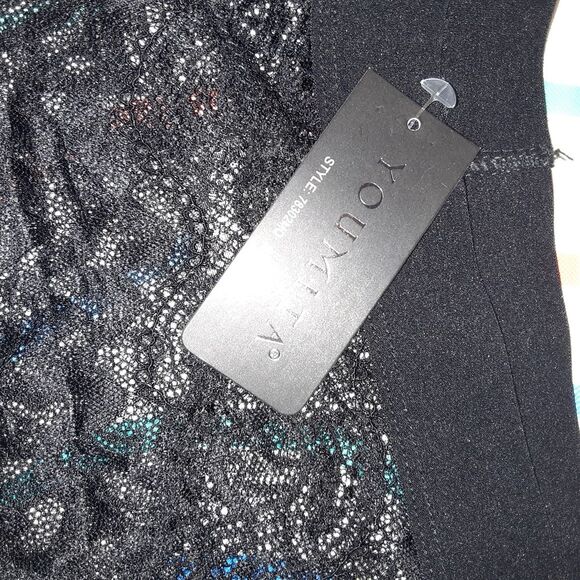 Youmita 1X Black Comfort FIT Lace Panties NWT - Picture 2 of 4